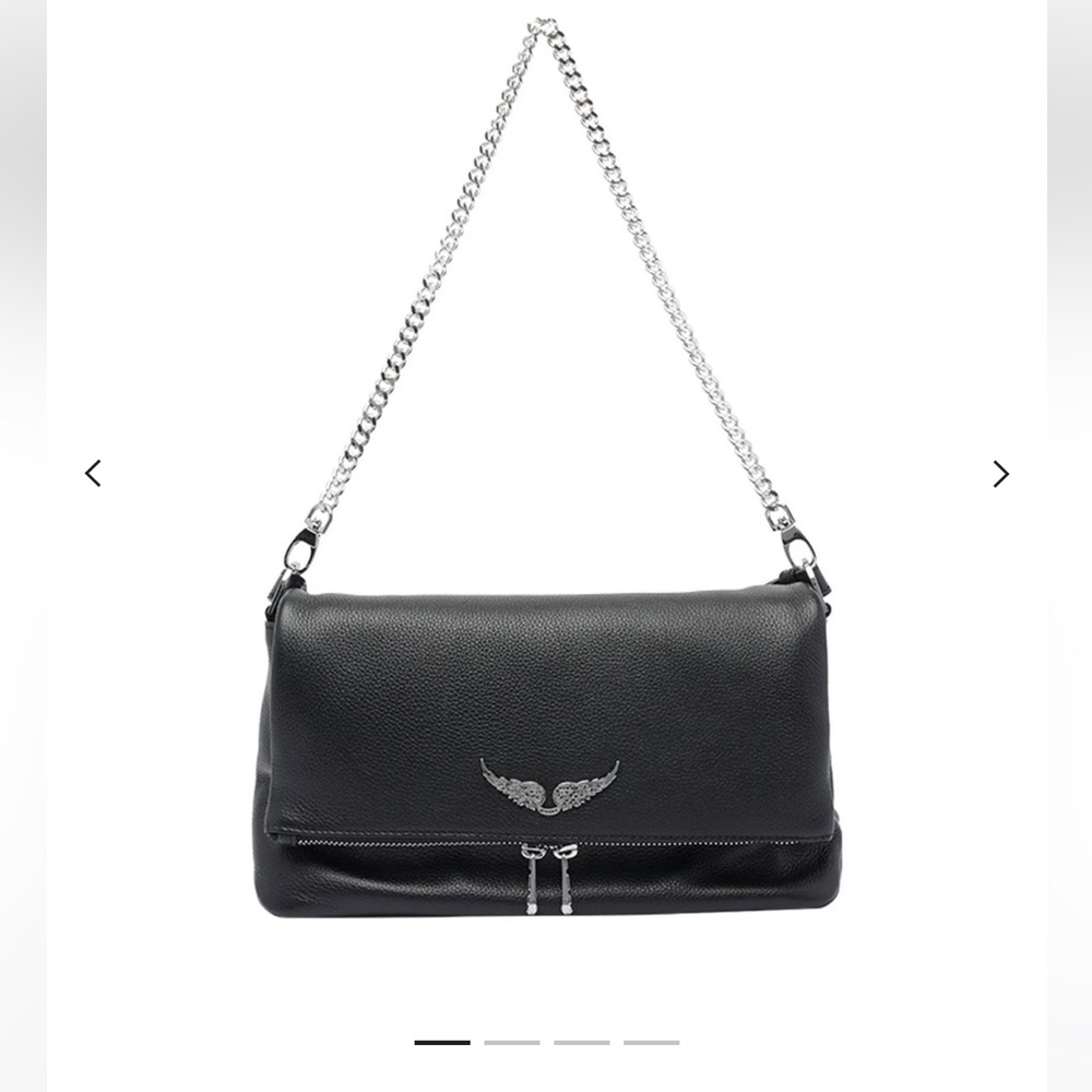 Zadig & Voltaire Rocky leather Chain Strap Shoulder Bag